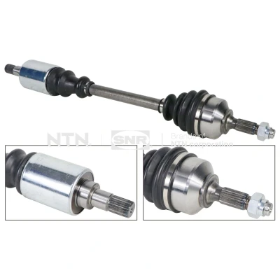 Immagine di SNR DK66.029 Albero motore / Semiasse Assale anteriore Sx 643 CITROËN: C3 II, C2 Hatchback, I Hatchback