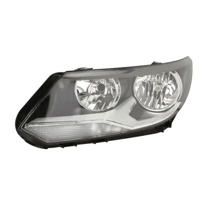 Immagine di ALKAR 2745136 Fari Sx H15, W5W, PY21W, H7 con luce guida diurna motore elettrico Alloggiamento pezzo interno nero VOLKSWAGEN: Tiguan I