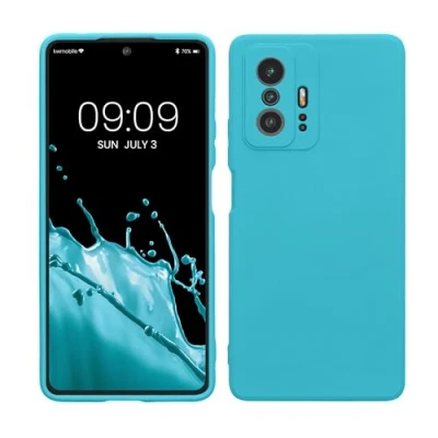 Immagine di kwmobile Custodia Compatibile con Xiaomi 11T / Pro Cover Back Case per Smartphone in Silicone TPU Protezione Gommata ghiaccio freddo