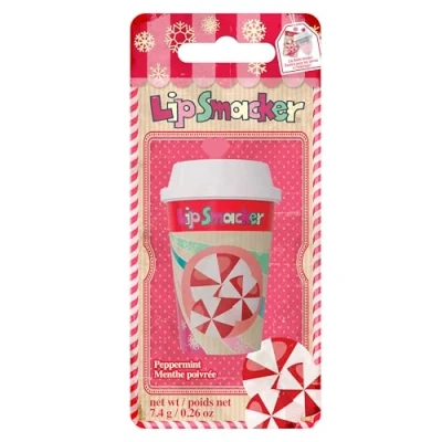 Immagine di Lip Smacker Holiday Frappe Cup Balm, Cute Balm for Kids, Themed, Moisturizing and Easy to Apply, Infused with Castor Seed Oil, Peppermint