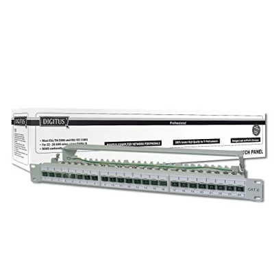 Immagine di Patchpanel di rete 24 Porte CAT 6A Digitus DN 91624S EA 1 U
