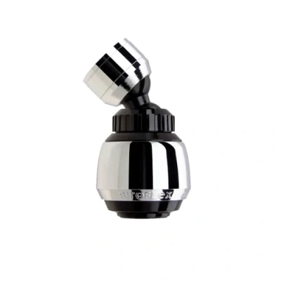 Immagine di Siroflex 2505/5S Sirius Rompigetto Aeratore Doccetta Rubinetto Cucina Made in Italy Cromato Nero Con Prolunga Snodabile Areatore Per Rubinetti Risparmio Idrico E Filtro