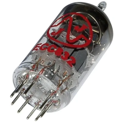 Immagine di 12DW7/ECC832 Valvola termoionica Triodo doppio 100 V 0.5 mA Numero Poli (num): 9 Attacco: Noval Contenuto 1 pz.