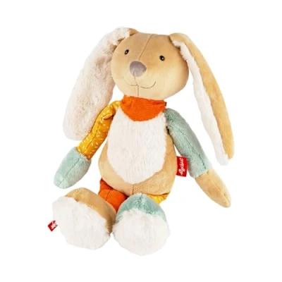 Immagine di Sigikid 43283 Peluche a forma di coniglio, colore: Beige/Multicolore