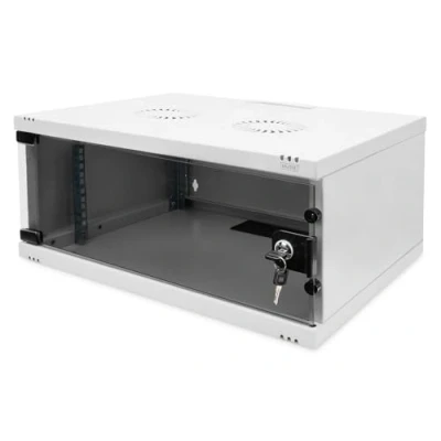 Immagine di Digitus DN 38010 Armadio rack da parete 19 (L x A P) 540 241 400 mm 4 U Grigio (RAL 7035), Grigio, (contenitore metallico), chiaro,