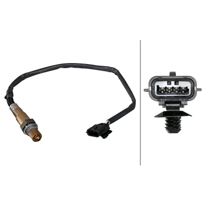 Immagine di HELLA 6PA 358 221 301 Sonda lambda riscaldato RENAULT: TWINGO 2