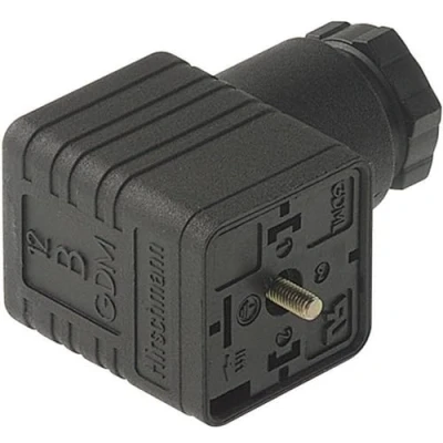 Immagine di Connettore plug in con inserto elettronico grigio GDML 2016 GB 1 Polo:2 + PE Hirschmann : 1Pz.