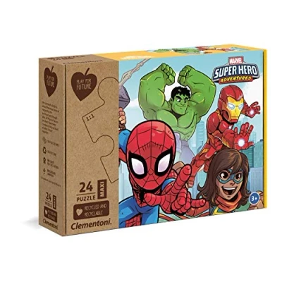 Immagine di Clementoni Play For Future Marvel Super Hero Puzzle, 24 pezzi, Multicolore, 20262