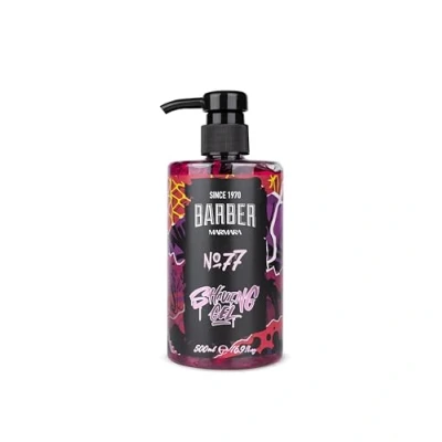 Immagine di BARBER MARMARA Gel da barba uomo n. 77 trasparente 500 ml Shaving Men per una rasatura precisa dei contorni della scorrimento ottimale Raffredda la pelle