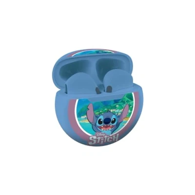 Immagine di Lexibook, Disney Stitch, Cuffie Stereo Wireless, Suono di Alta qualità, Microfono Integrato, Controlli Touch, Custodia Ricarica, limitato a 85 Db, Blu, HPBT05D