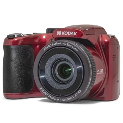 Immagine di Kodak PIXPRO Astro Zoom AZ255 Fotocamera digitale 16.76 Megapixel ottico: 25 x Rosso Video Full HD, Stabilizzatore dimmagine, con flash integrato