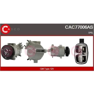 Immagine di CASCO CAC77006AS Compressore Aria Condizionata 5SL12C 12V R134a OPEL: Corsa D Hatchback, E Hatchback
