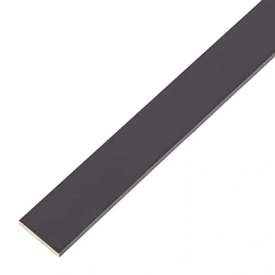 Immagine di Alberts 489373 Barra piatta, Alluminio, anodizzato nero, 1000 x 20 2 mm