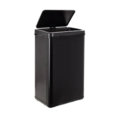 Immagine di Pattumiera intelligente senza gambe con apertura automatica o contatto manuale, 50 l, altezza: 67,5 (x35,5 x 26), nero.