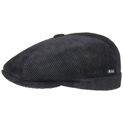 Immagine di LIPODO 8 Panel Cord Coppola da Uomo in Cotone Made Italy con Visiera Monocromatico Berretto Invernale Imbottito Autunno/Inverno Stile Regular Fit Blu S (54 55 cm)