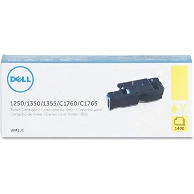 Immagine di Original Dell C1760nw/C1765nf/C1765nfw/1250c/135X Kit toner ad alta capacità, circa 1.400 lati, giallo