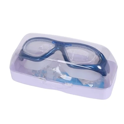 Immagine di Endless EL1007 Premium Swimming Goggle With Anti Fog and UV Protection Material : Silicon, PU Stylish 180 Degree Wide View Glasses Soft Silicone Gasket for Leak Proof Hard Case