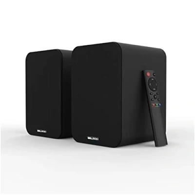 Immagine di Belson Ultimate 3, Altoparlanti 2.0 attivi, Bluetooth 5.0, 60 W di potenza RMS, volume regolabile acuti e bassi, connessione RCA, ingresso ottico, porta USB, DSP, telecomando