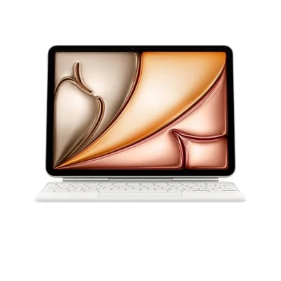 Immagine di Apple Magic Keyboard per iPad Air 11&#039;&#039; (M3) e (M2), comodissima scrivere con trackpad integrato, Inglese (USA) Bianco