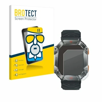 Immagine di brotect Pellicola Vetro Opaca per Ineyes Smartwatch 2&quot; Protezione Schermo [Anti Riflesso, Durezza 9H]