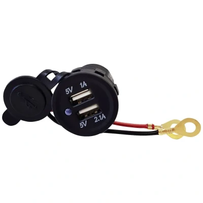 Immagine di HP Autozubehör Presa da incasso USB dual per AUTO Portata massima corrente=3.1 a di corrente 12 V 5 V, 24