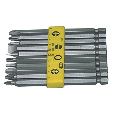 Immagine di C.K T4525 Kit inserti 10 parti Taglio, Croce Phillips, Pozidriv, Esalobo Interno (TX)
