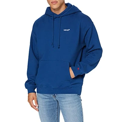 Immagine di Levi&#039;s Red Tab Sweats Sweatshirt Felpa con Cappuccio Uomo, Navy Peony, XS