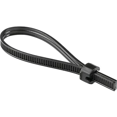 Immagine di HellermannTyton Strap Black ATS3080 PA66HIRHSUV BK Nastro di chiusura 102 66110 Intervallo Ø fascio 80 mm (max) stabilizzata UV, resistente agli urti,