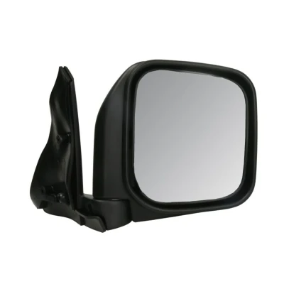 Immagine di specchio retrovisore esterno Tyc 323 0007 Dx nero convesso, per a regolazione manuale MITSUBISHI: PAJERO 2