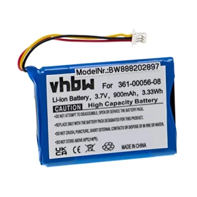 Immagine di vhbw batteria compatibile con Garmin Camper 770 LMT D navigatore GPS (900mAh, 3,7V, Li Ion)