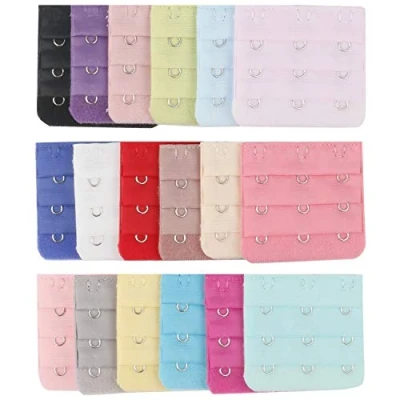 Immagine di TRIXES 3 Fascette Multicolore, estensori per Reggiseno a Ganci, Flessibili, Comodi, in Colori Assortiti.