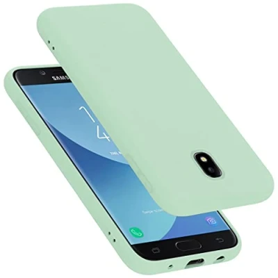 Immagine di Cadorabo Custodia compatibile con Samsung Galaxy J5 2017 / PRO in LIQUID VERDE CHIARO Morbida Cover Protettiva Sottile di Silicone TPU Bordo Protezione Ultra Slim Case Antiurto Back Guscio