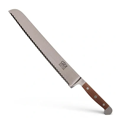 Immagine di Güde Solingen Coltello da pane per mancini e destrorsi forgiato, 32 cm, Noce, ALPHA WALNUT doppio collarino, fatto a mano in Germania