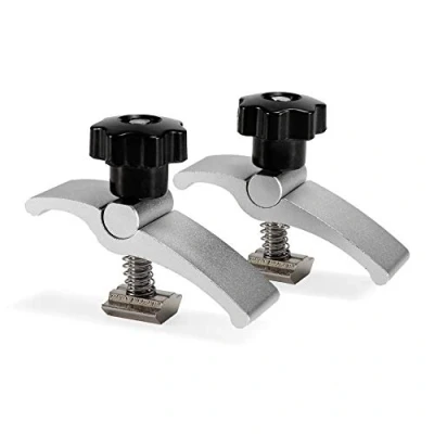 Immagine di Genmitsu 2PCS T Track Mini Hold Down Clamp Kit, CNC Router per la lavorazione del legno e dei metalli, compatibile con 3018 PRO/3018 MX3/3018 PROVer/PROVerXL 6050 Plus Machine