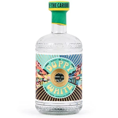 Immagine di The Duppy Share White, Blend di Rum 100% Giamaicani, Profilo Fresco, Fruttato e Intenso, 40% Vol, Bottiglia in Vetro da 700 ml