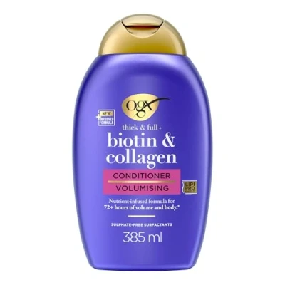 Immagine di OGX Thick &amp; FULL Biotin Collagen Conditioner Balsamo, Taglia: 385 ml,