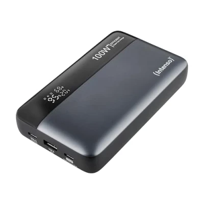 Immagine di Intenso HE20000 grey Power bank 20000 mAh Ricarica rapida, Consegna di potenza Li Ion USB A, C® Grigio Nero
