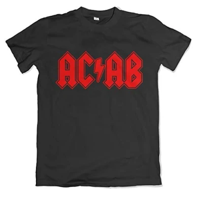 Immagine di ACAB Thunder All Cops Are Bastards Maglietta da uomo Nero M