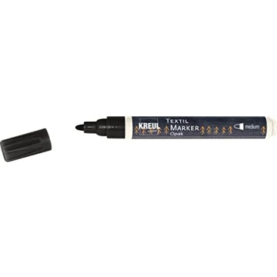 Immagine di Kreul 92772 Javana texi Maex Opak Pennarelli per stoffa, 2 4 mm, Nero