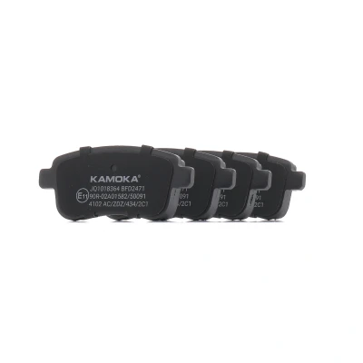 Immagine di KAMOKA JQ1018364 Kit pastiglie freno Assale posteriore Non predisposto per contatto segnalazione usura RENAULT: Megane 4, Clio V Hatchback, SCENIC 3