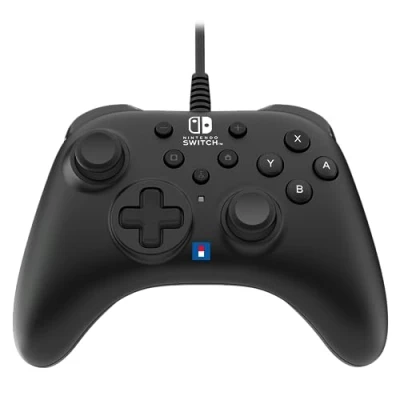 Immagine di Hori HORIPAD Turbo (Nero) Controller Cablato per Nintendo Switch e OLED Licenza Ufficiale