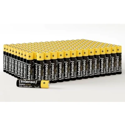 Immagine di Intenso Energy Ultra AAA Micro LR03 Batterie alcaline, confezione da 150, colore: Giallo/Nero