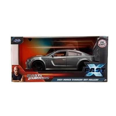 Immagine di Jada 253203085SSU Caricatore per Dodge Fast and Furious in scala 1:24, colore: Argento