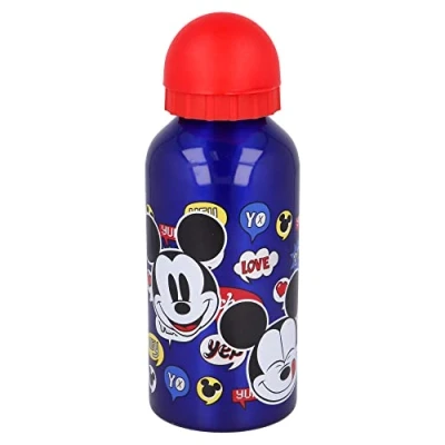 Immagine di STOR 895657 Flacone in Alluminio Piccolo 400 ml IT&#039;S A Mickey Thing, Multicolore, Estándar