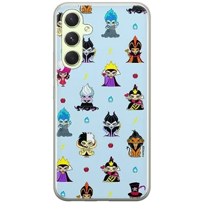 Immagine di ERT GROUP custodia per cellulare Samsung A54 5G originale e con licenza ufficiale Disney, modello Disney Villains 007 adattato in modo ottimale alla forma dello smartphone, TPU