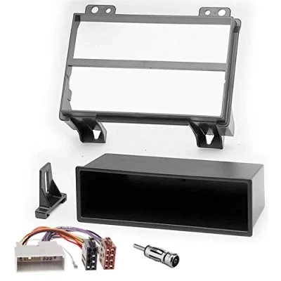 Immagine di Sound way Kit Montaggio Autoradio, Mascherina 1 DIN, Cavo Adattatore Connettore ISO compatibile con FORD FIESTA, FUSION