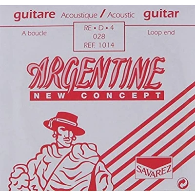 Immagine di Savarez corde per chitarra acustica Argentine singole D4/Re4 1014 con fine ciclo