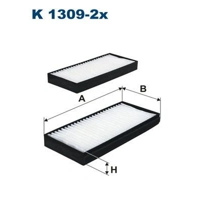 Immagine di FILTRON K 1309 2x Filtro abitacolo particellare 236 97 25 SSANGYONG: ACTYON SPORTS 2, Kyron, 1
