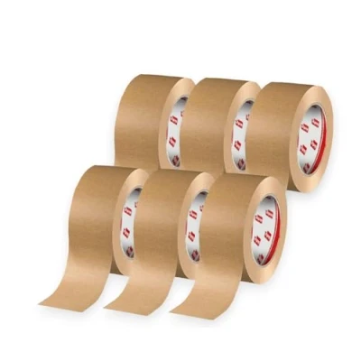 Immagine di Dpm tapes Nastro Adesivo Ecologico In Carta, Resistente all&#039;Invecchiamento, Stampabile, Trasloco, Pacchi, Fai da te, Silenzioso e Fortemente (6)