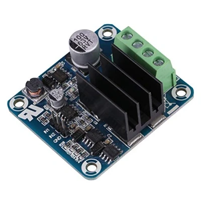Immagine di Modulo Driver Motore DC 5V 15V 50A Corrente Elevata Solo Canale PWM con Refrigeratore a Semiconduttore per Automobile Elettronico